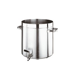 Paderno 11101-20 6 1/2 qt Stainless Steel Stock Pot - Induction Ready
