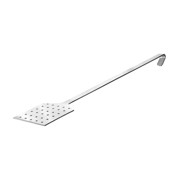 Black, Stainless Steel Perforated Offset Spatula / Turner – DEI Equipment